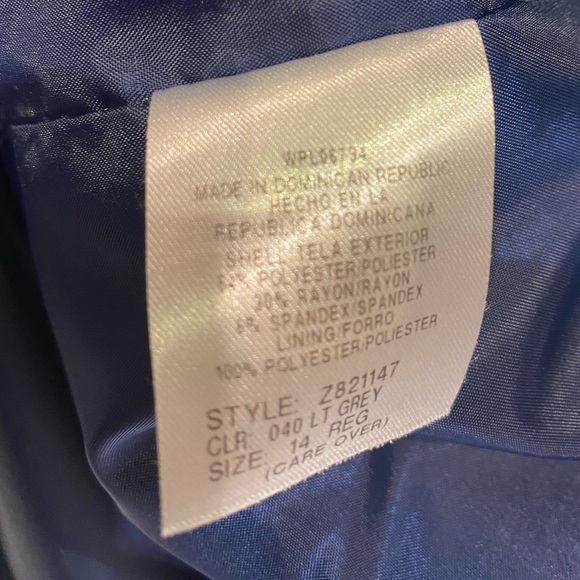 IZOD Boys Gray 2-Button Blazer - Picture 5 of 8